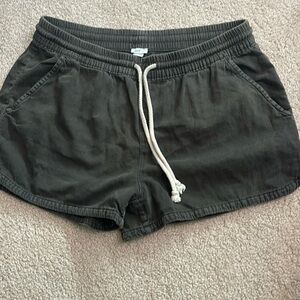 Aerie small Jean grey shorts